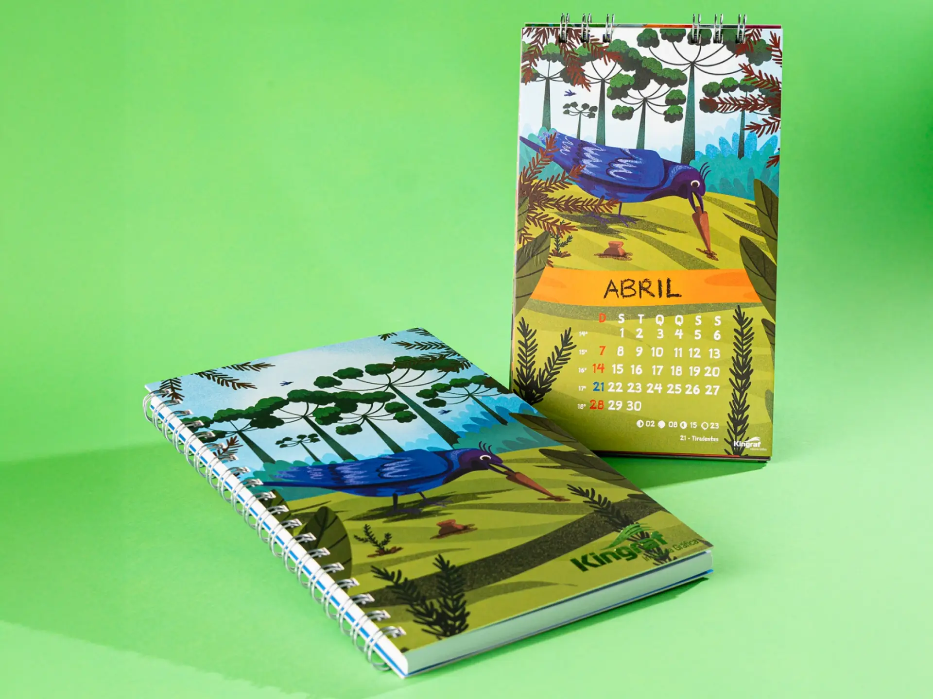 O Kit Calendário 2024 da Kingraf que preserva a cultura brasileira